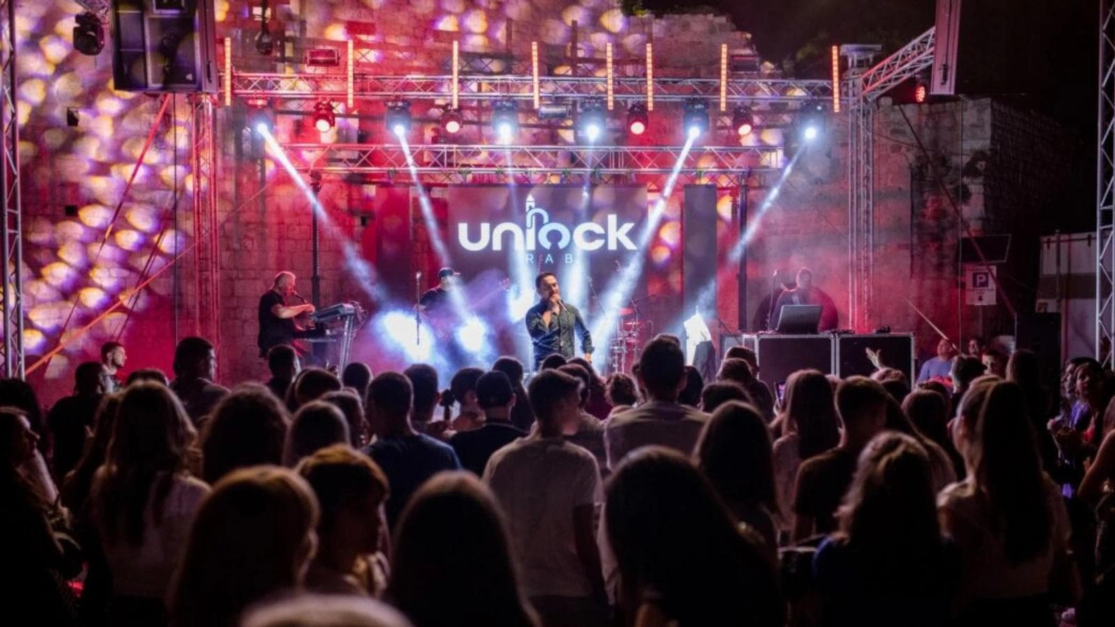 People at a concert at Unlock Rab conference.