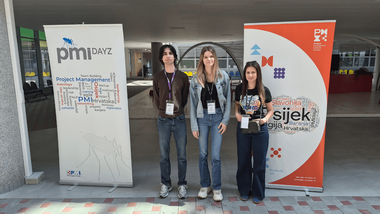 PMIdayz conference welcoming crew in Osijek.