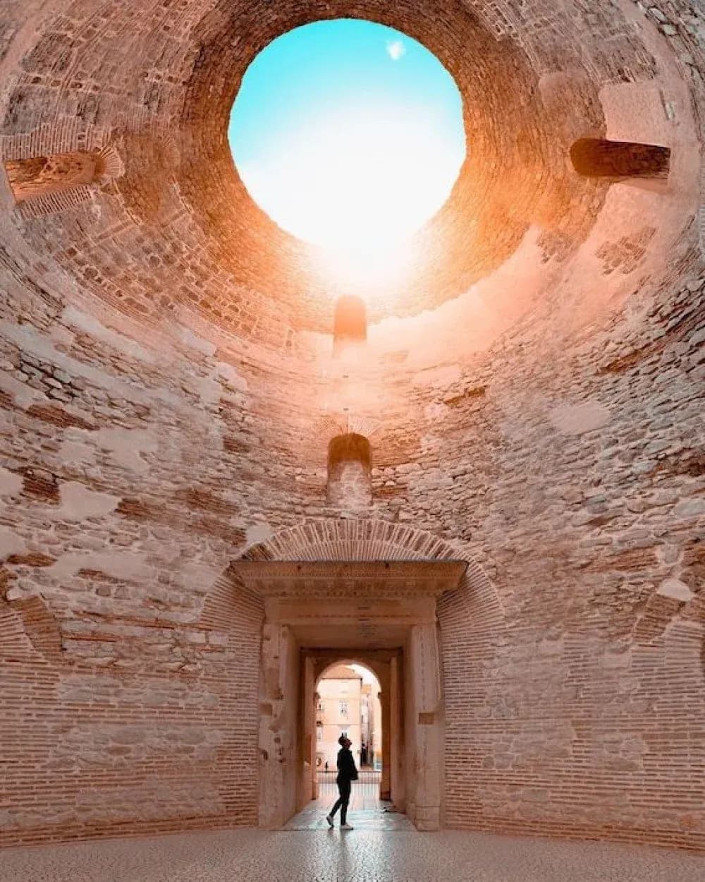 The Vestibule of Diocletian's Palace in Split.